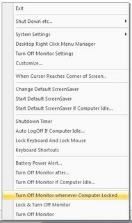Turn Off Monitor screenshot
